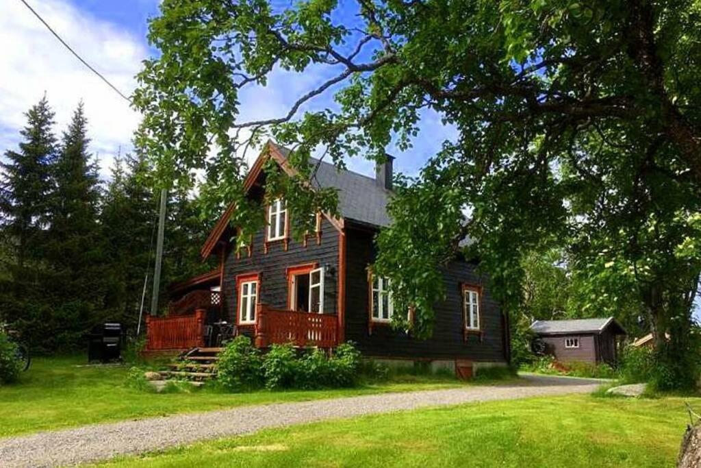 100 Years Old Norwegian Log House In Tromso Villa ภายนอก รูปภาพ